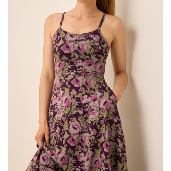 NWOT Fit & Flare Midi Dress (Short) Medium - Picture 7 of 8